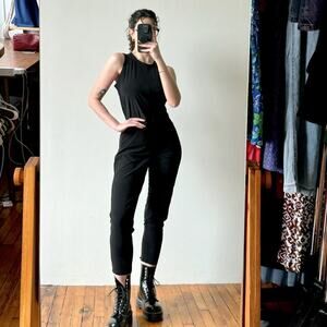 Vintage COMME DES GARÇONS Sleeveless Tapered-Leg Jumpsuit